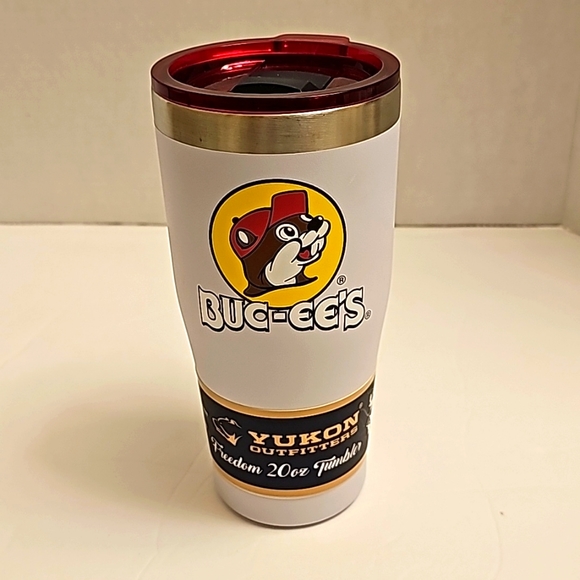 Other - Buc-ee’s Yukon Outfitters Hot / Cold white Tumbler Stainless Steel 20oz …